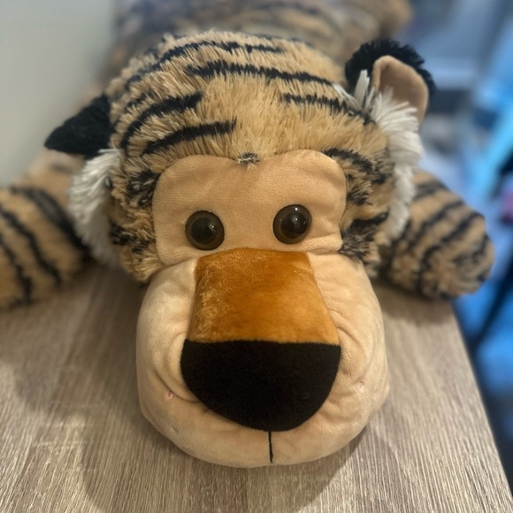 Cuddly Striped Tiger Plush Toy - Picture 1 of 6